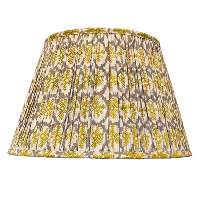 Yellow Yoyo Cotton Lampshade , 35cm