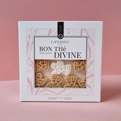 Schachtel mit Zucker von BON Thé DIVINE.