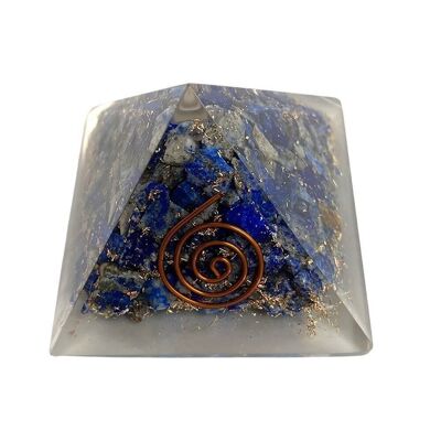 Piramide di guarigione Reiki Orgone, Sodalite, 5,5 cm