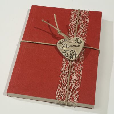Provence heart notebook