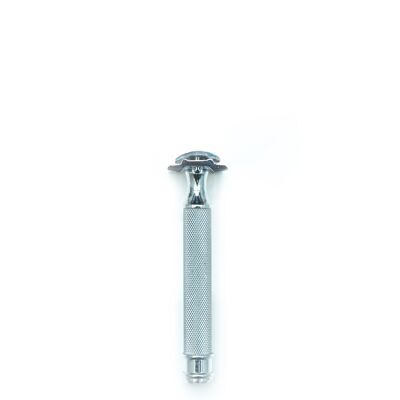 Safety Razor: Silver Stainless Steel