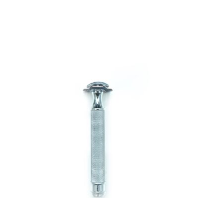 Safety Razor: Silver Stainless Steel