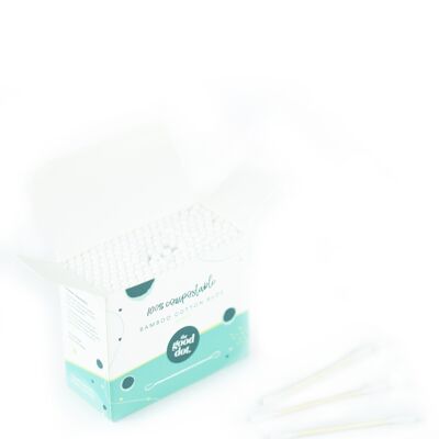 10 x Bamboo + Cotton Buds x 200