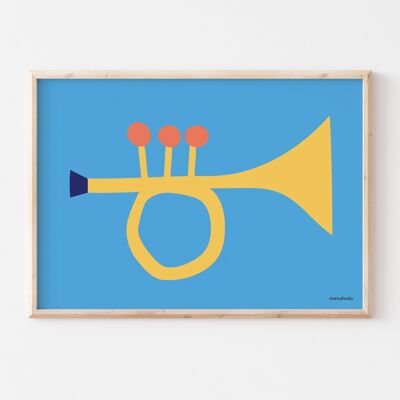 Plakat: Trompete (A3)