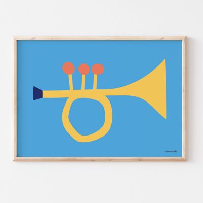 Plakat: Trompete (A3)