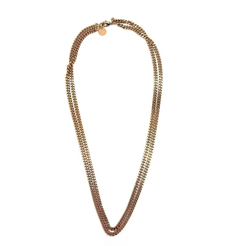 Susan Shaw Double Link Chain Necklace