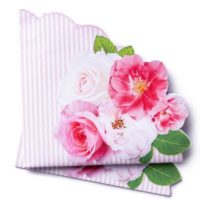 Serviettes de table A Very English Rose Party (x16)