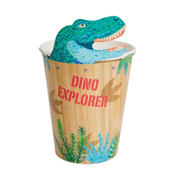 Gobelets en papier Dino Explorer (x8) 2
