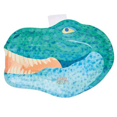 Platos de fiesta de papel Dino Explorer (x8)