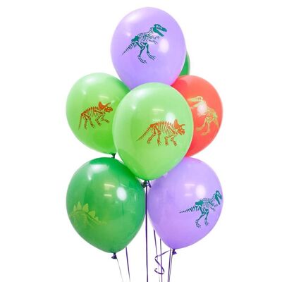 Ecosaurus-Partyballons (x12)