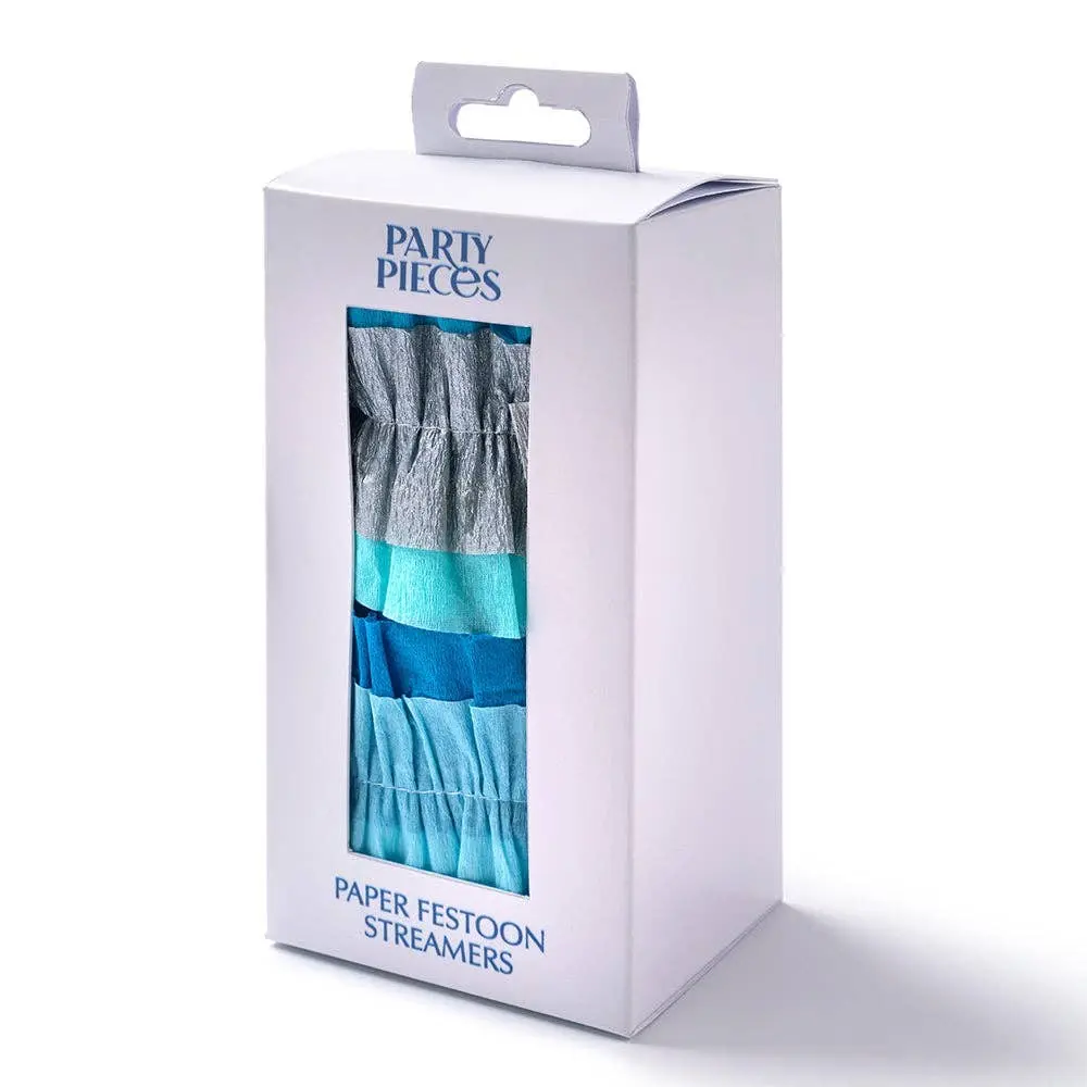 Buy wholesale Metallic & Blue Paper Party Streamers