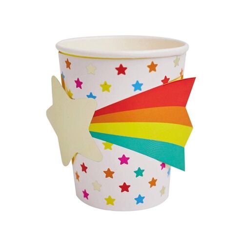 Shooting Star Paper Cups (x8)