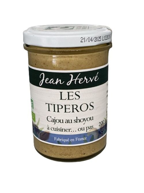 Tartinade Tipéros - Noix de cajou au shoyou