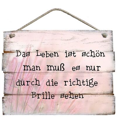Murale "La vie est belle"