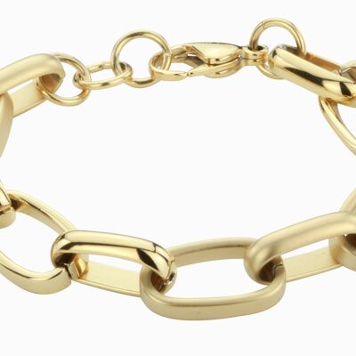 Traveller Bracelet Stainless Steel gold plated - 181075