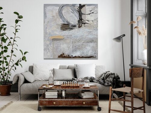 Cuadro Pintado a mano Raices