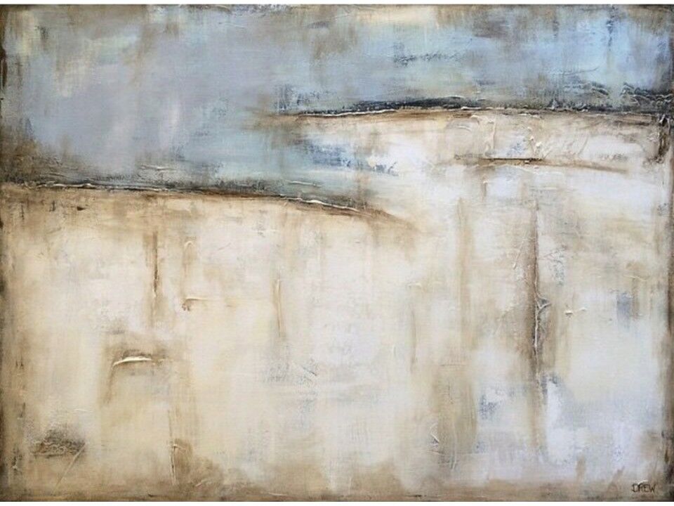 Cielo dipinto a mano e pittura del deserto