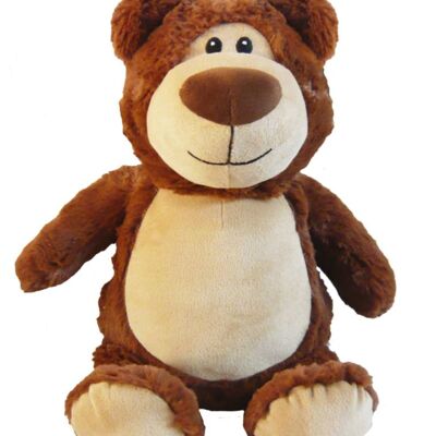 Personalised brown bear cubbie