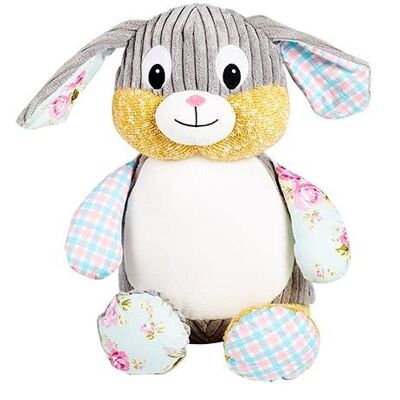 Personalised floral bunny Cubbie