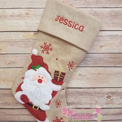 Personalised deluxe santa stocking