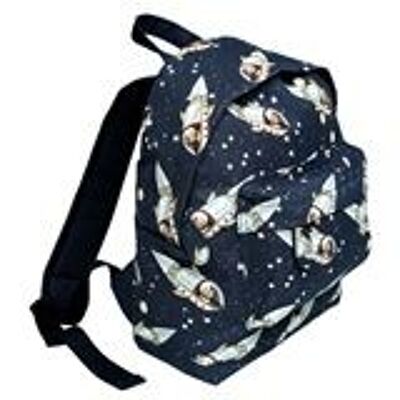 Personalised space boy mini backpack