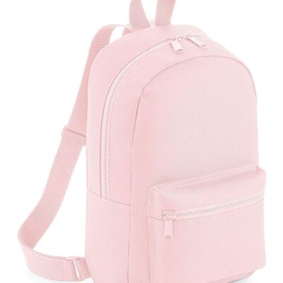 Mini pink fashion backpack - Blue rainbow