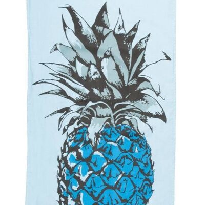 Mycha Ibiza – strandlaken – strandhanddoek – kikoy – ananas – blauw – 100% katoen