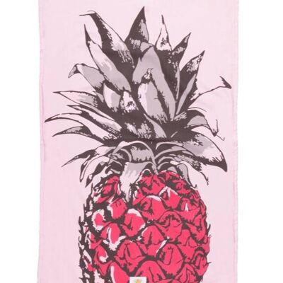 Mycha Ibiza – strandlaken – strandhanddoek – kikoy – ananas – roze – 100% katoen