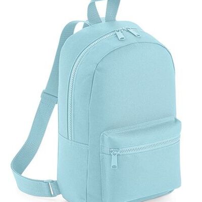 Mini blue fashion backpack - Blue rainbow