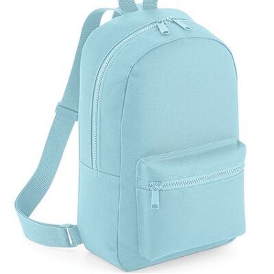 Mini blue fashion backpack - Blue rainbow