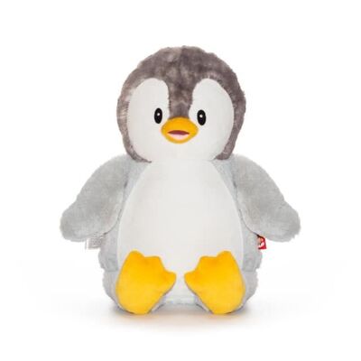 Personalised grey penguin Cubbie