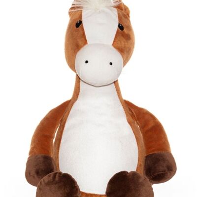Personalised horse cubbie teddy