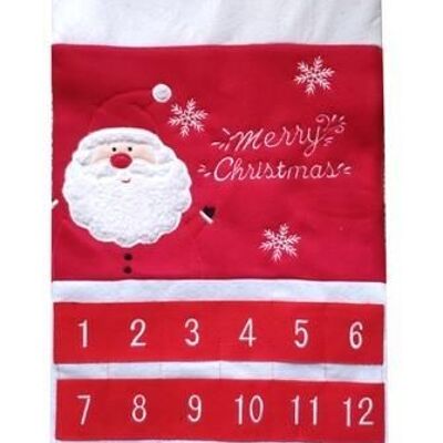 Red santa advent calender - Personalised (extra £5) (+£5.00)