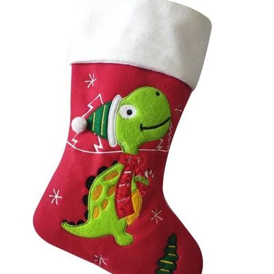Personalised dinosaur stocking