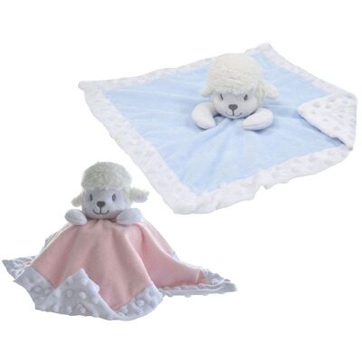 Personalised lamb comforter - Pink