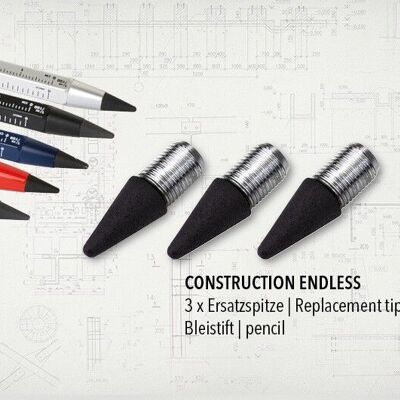 Ersatzmine CONSTRUCTION ENDLESS, 3er Set