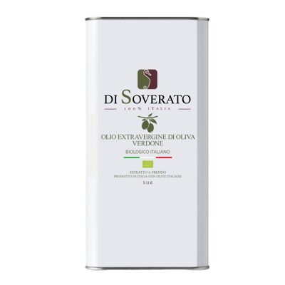 Olio extravergine di oliva biologico VERDONE (Latta) - 3 L