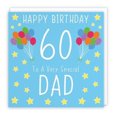 Hunts England Dad 60th Birthday Card - Happy Birthday - 60 - To A Very Special Dad - Iconic Collection