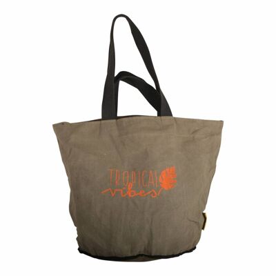 Mycha Ibiza - tas - Espart Vibes 4002 - handtas met rits – Canvas Tas