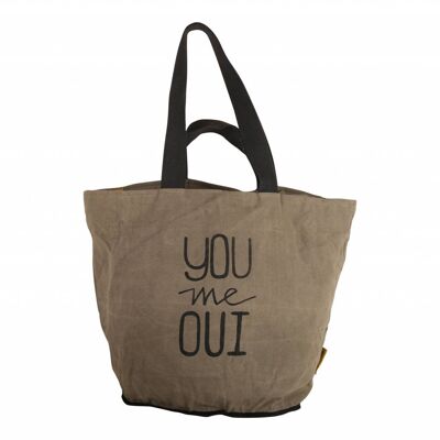 Mycha Ibiza - tas - Espart You me oui 4008 - handtas met rits – Canvas Tas