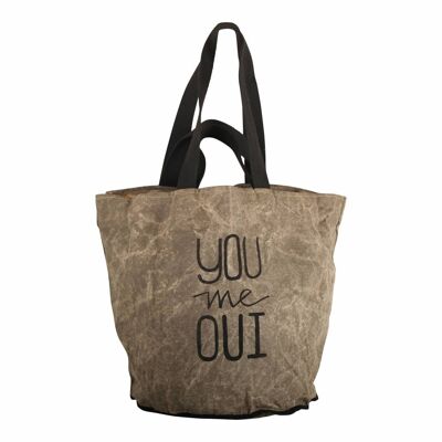 Mycha Ibiza - tas - Espart You me oui 4017 - handtas met rits – Canvas Tas