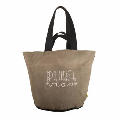 Mycha Ibiza - tas - Espart Pura vida 4022 - handtas met rits – Canvas Tas