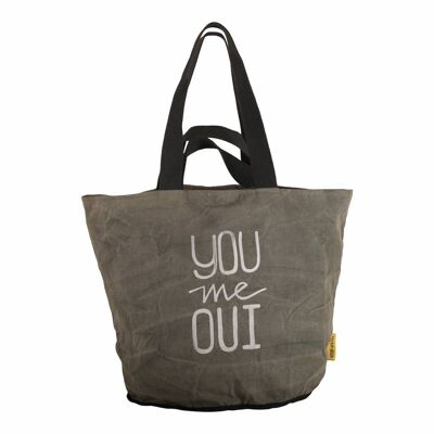 Mycha Ibiza - tas - Espart You me oui 4025 - handtas met rits – Canvas Tas