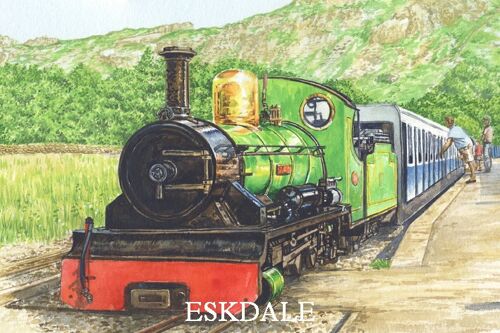 FRIDGE MAGNET, ESKDALE RAIL THE LAKE DISTRICT.