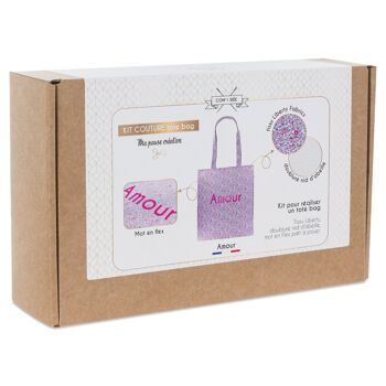 Kit Tote Bag adulte - Amour 1