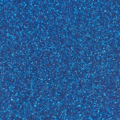 Foglio flessibile 50 x 25 cm | Glitter blu
