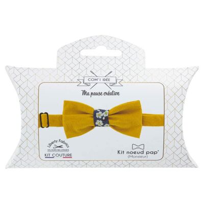 Velvet Bow Tie Kit | Mustard