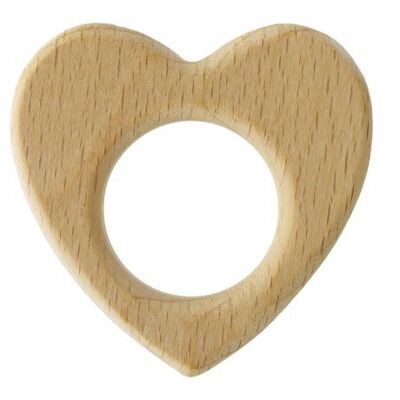 Massaggiagengive in legno a forma di cuore