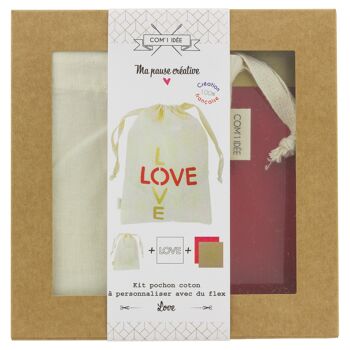 Kit pochon personnalisé "LOVE" 1