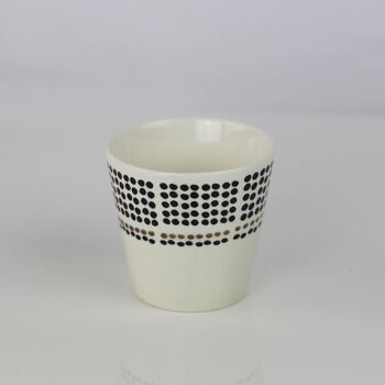 Tasse en céramique blanche, tasse à café Puntitos 1